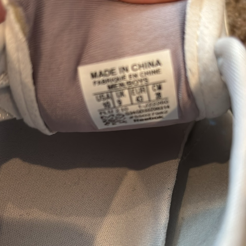 Reebok Gray and White Sneakers - Picture 6 of 6
